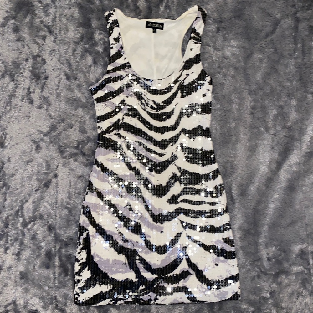 Zebra print dress